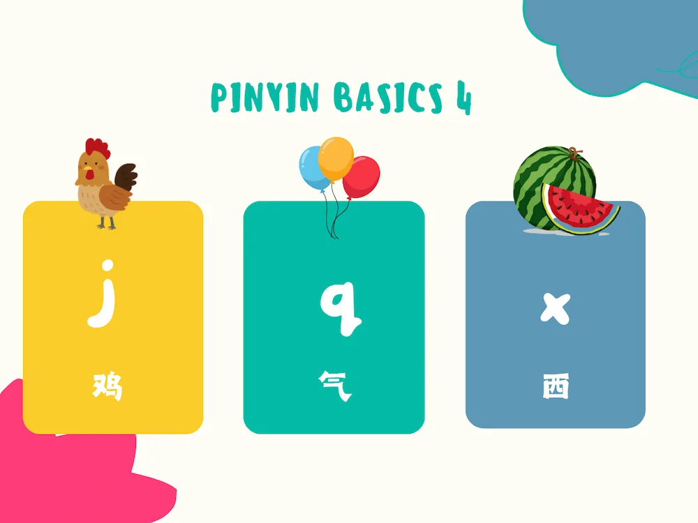 Luyện gõ pinyin nhóm âm j q x
