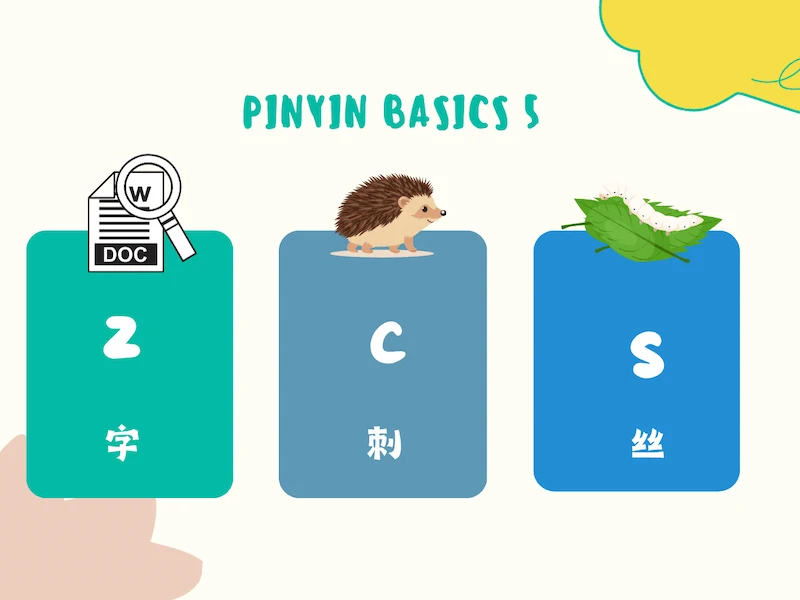 Luyện gõ pinyin nhóm âm z c s